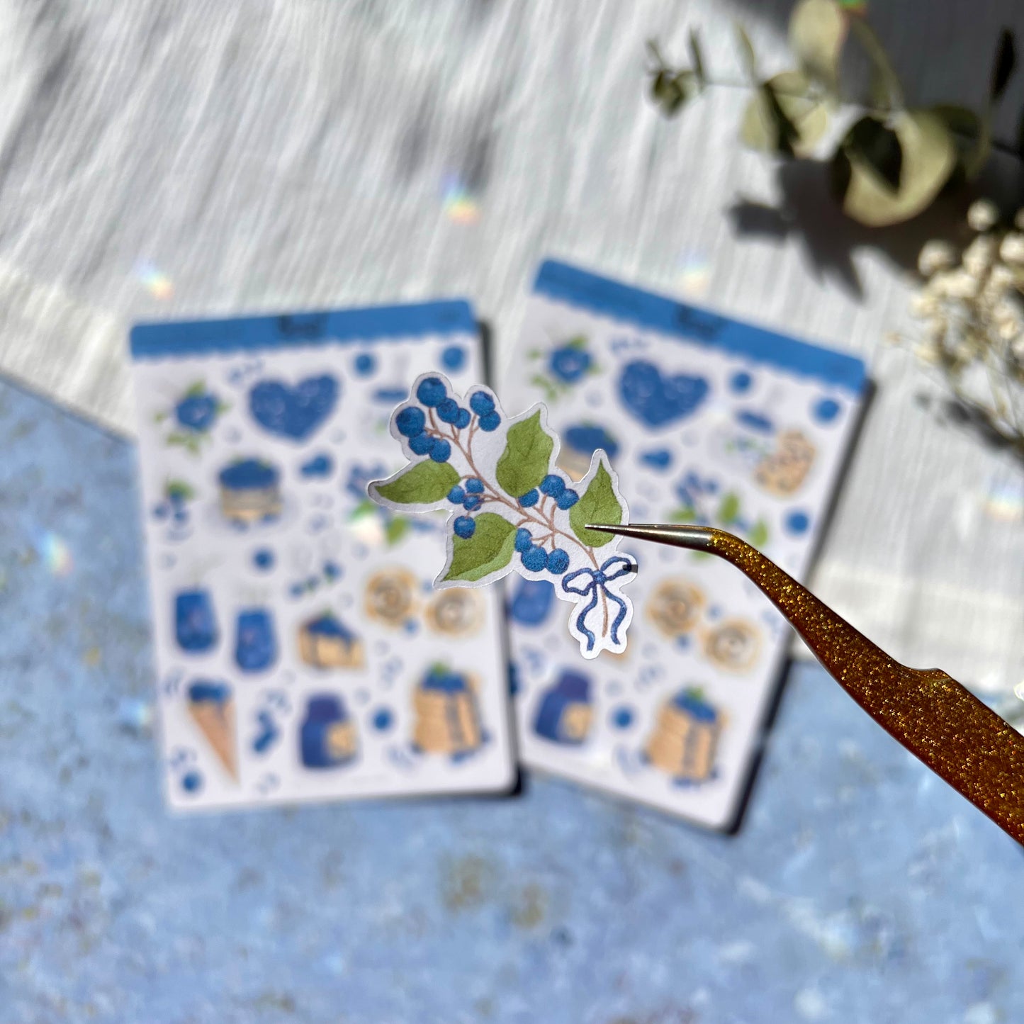 Sticker Sheet - Homemade Blueberry Foods