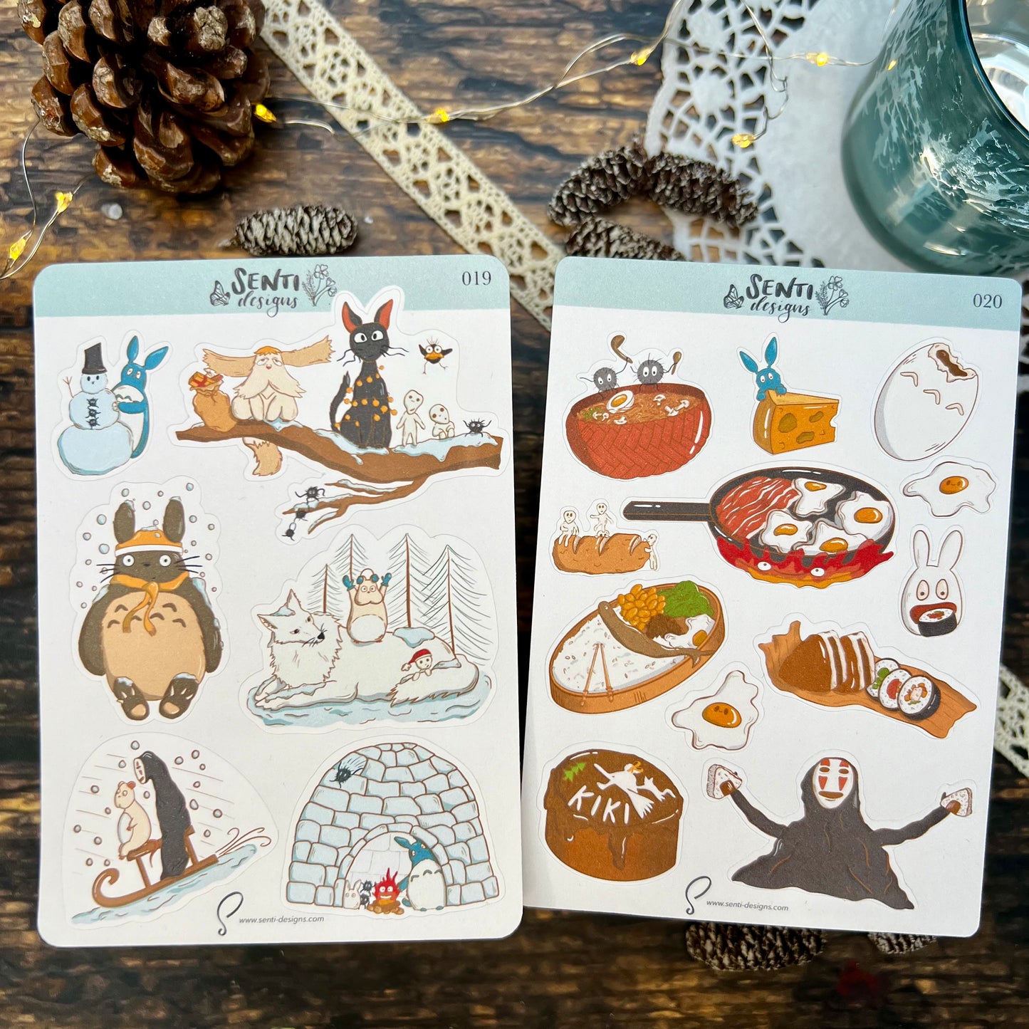 Sticker Sheet - Cats & Books