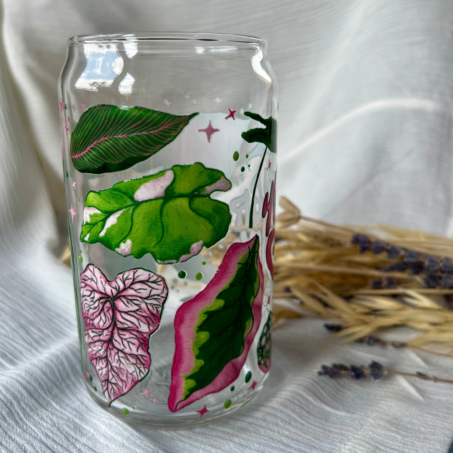 Design glass "You Grow Girl"
