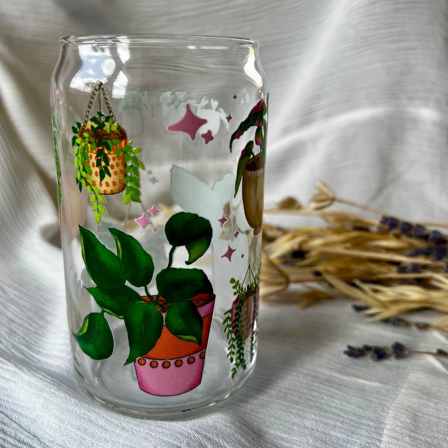 Design glass "Plant Parade"