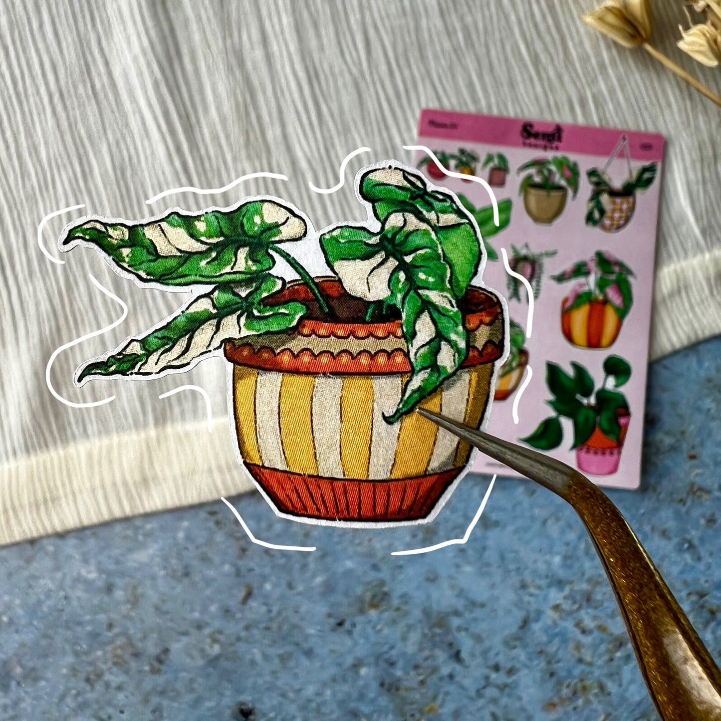 Sticker Sheet - Cats & Books