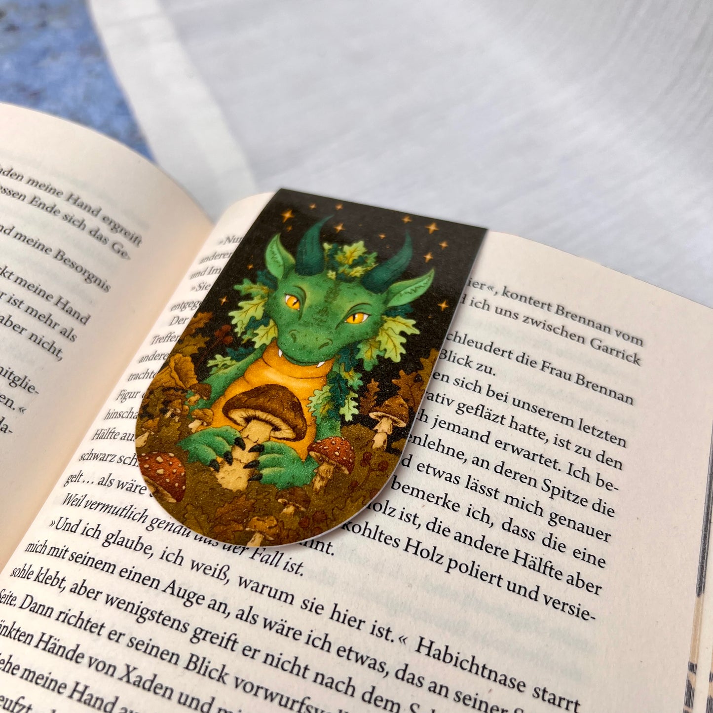 Magnetisches Lesezeichen „I Hoard Mushrooms, Not Gold“