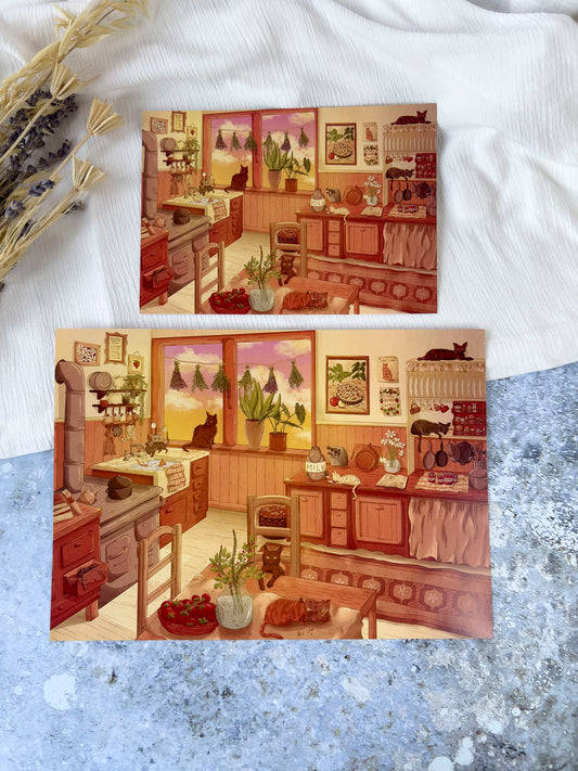 Postcard - Autumn Cottagecore