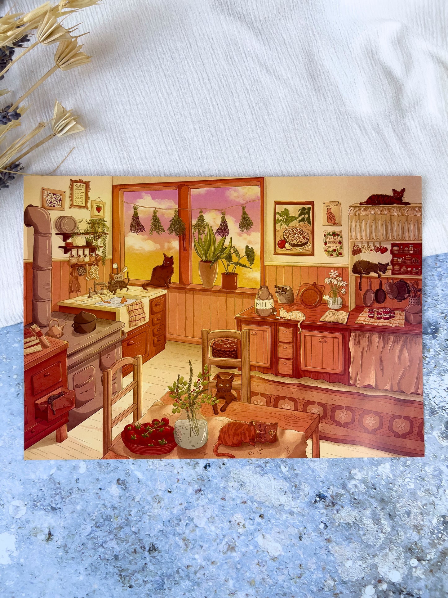 Postcard - Autumn Cottagecore