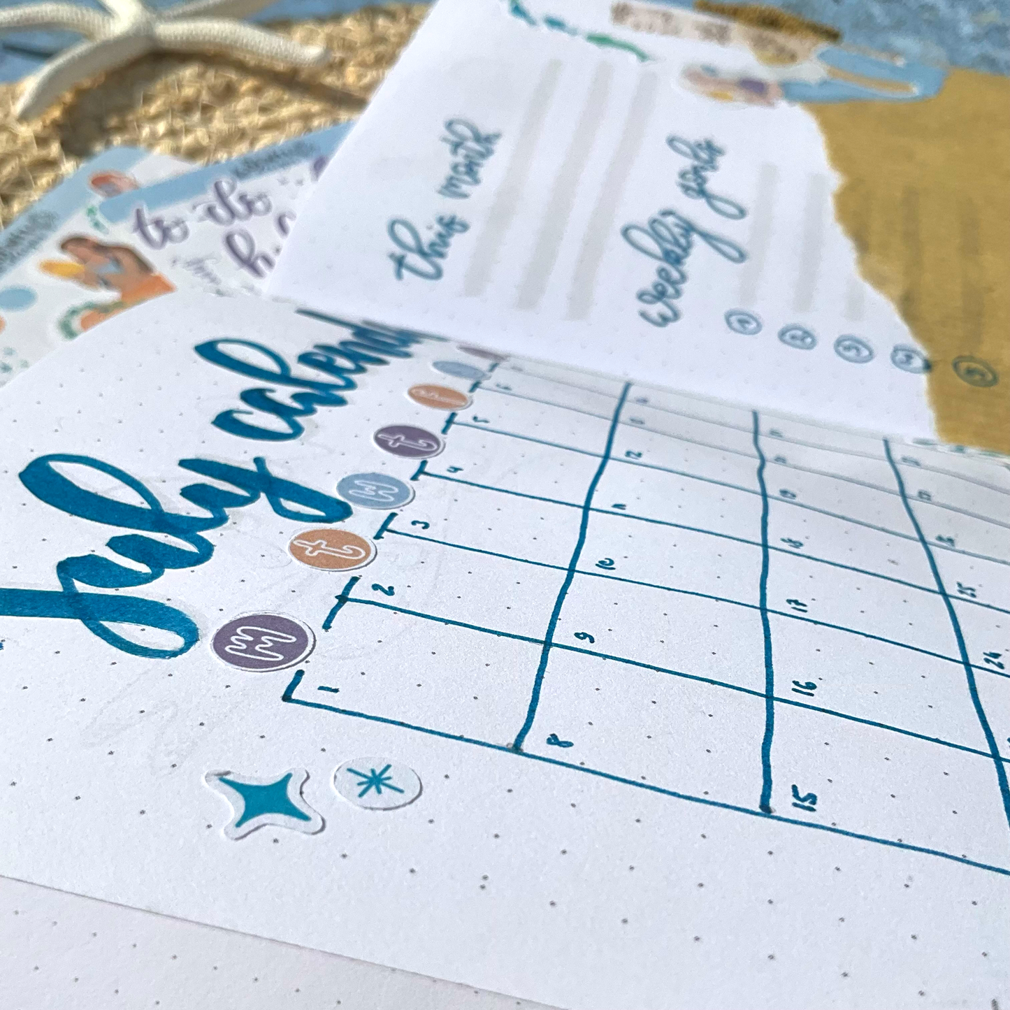 Sticker Sheet - Weekly Planning