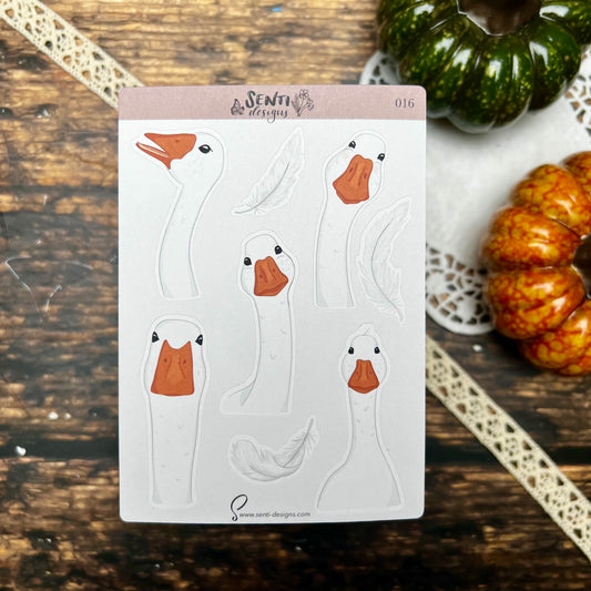 Sticker Sheet - Goose is watching you