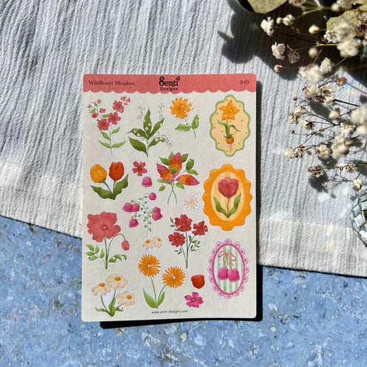 Sticker Sheet - Wildflower Meadow