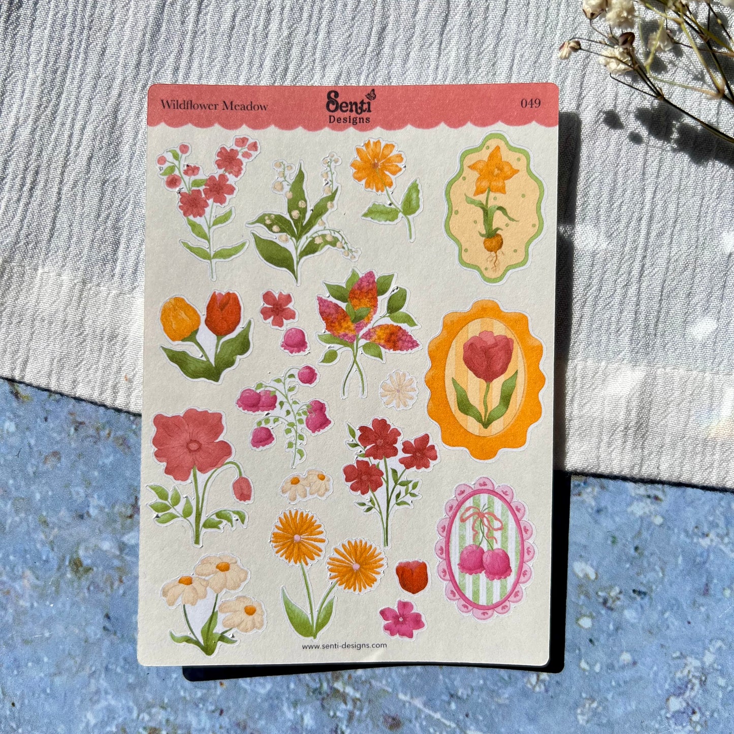 Sticker Sheet - Wildflower Meadow