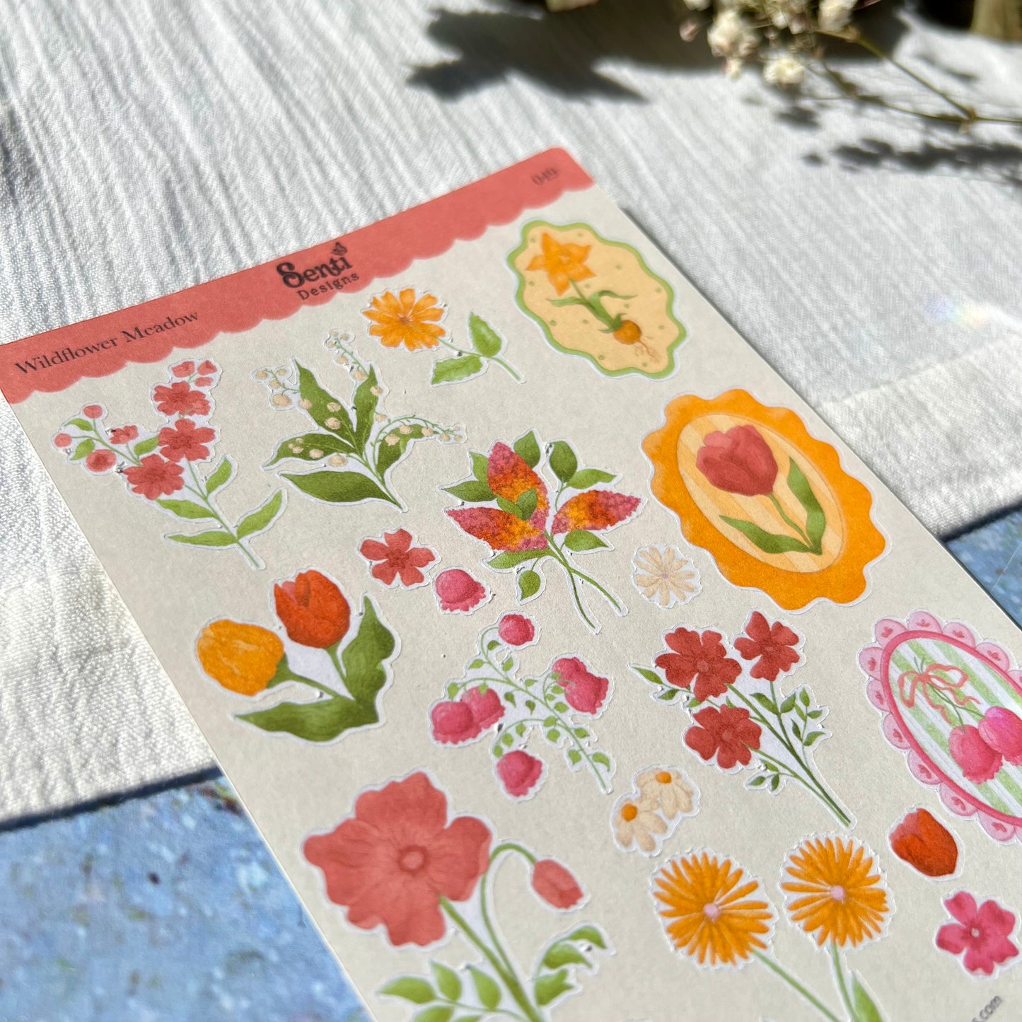 Sticker Sheet - Wildflower Meadow