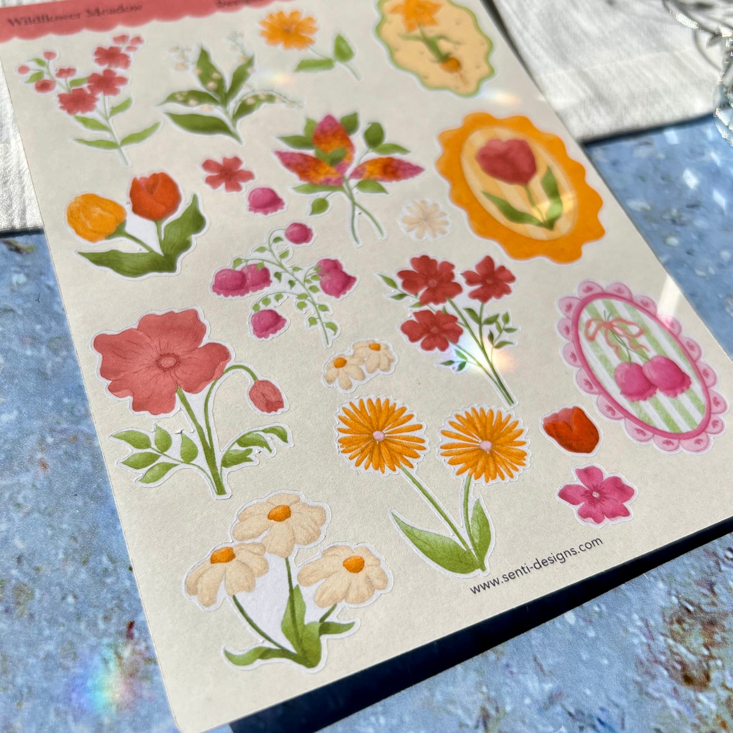 Sticker Sheet - Wildflower Meadow
