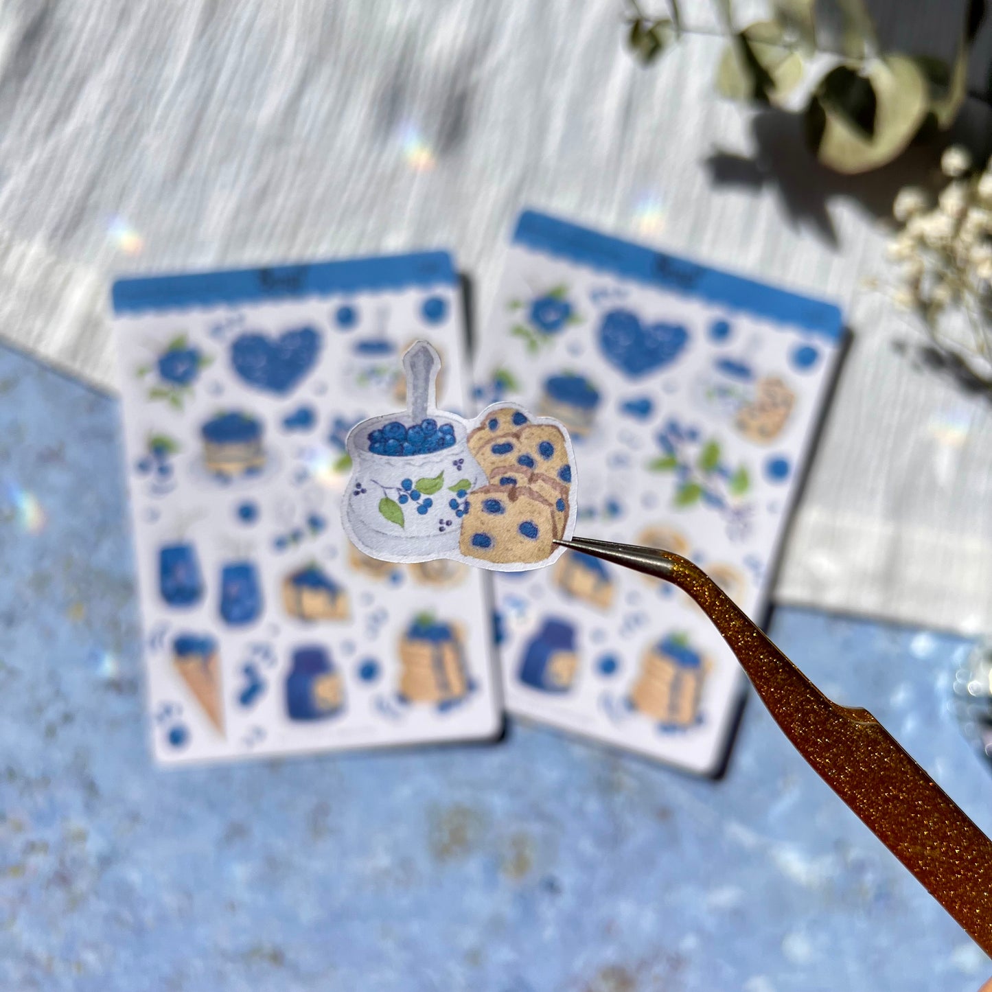 Sticker Sheet - Homemade Blueberry Foods