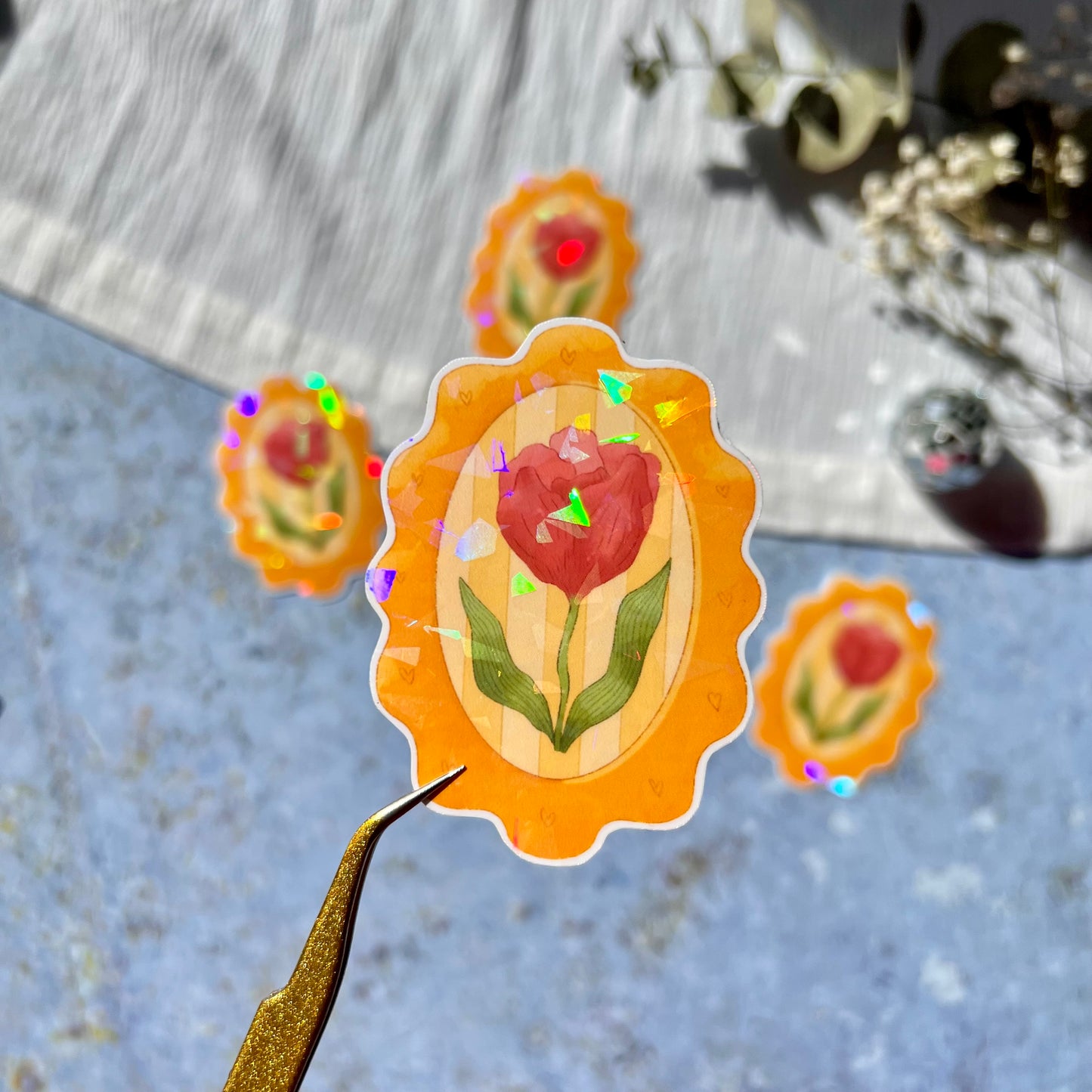 Vinylsticker-Bundle - Framed Flowers