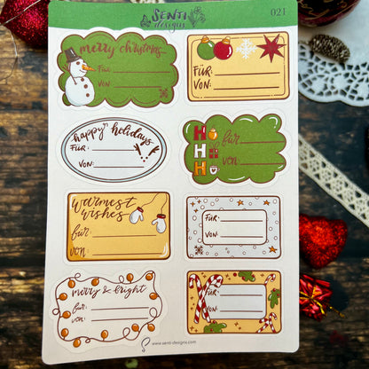 Sticker Sheet - Cats &amp; Books