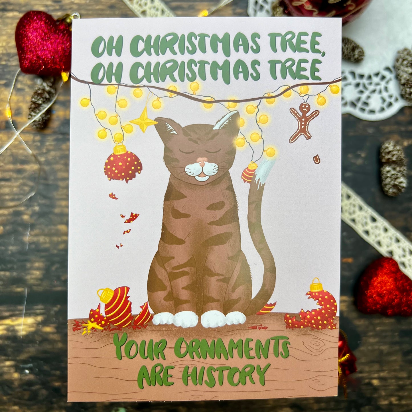 Card - Christmas Cat