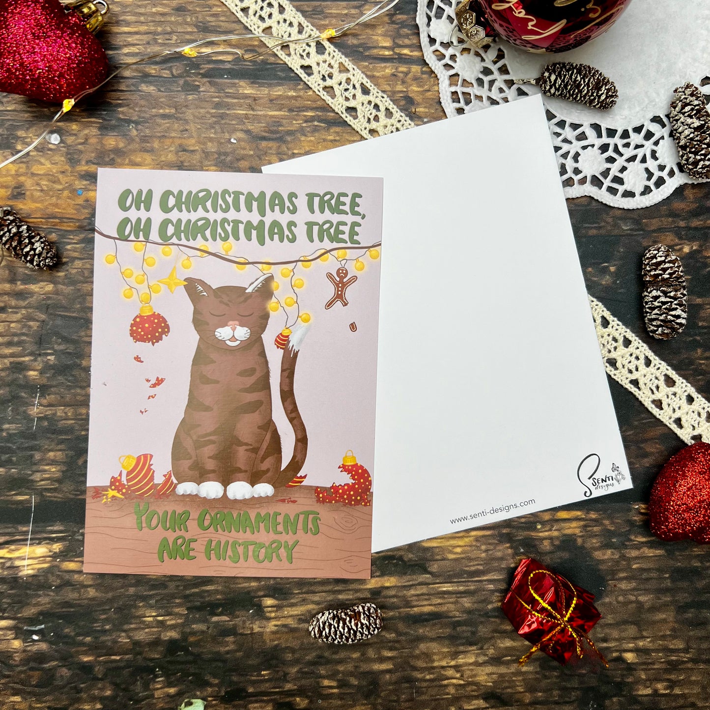 Card - Christmas Cat