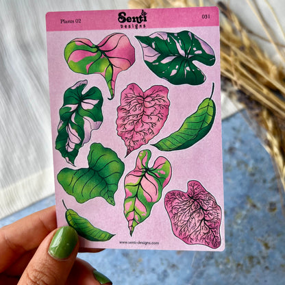 Sticker Sheet - Plant Leaves