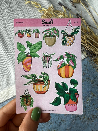 Sticker Sheet - Cats &amp; Books