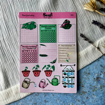 Sticker Sheet - Cats &amp; Books