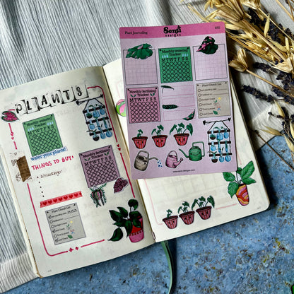 Sticker Sheet - Cats &amp; Books