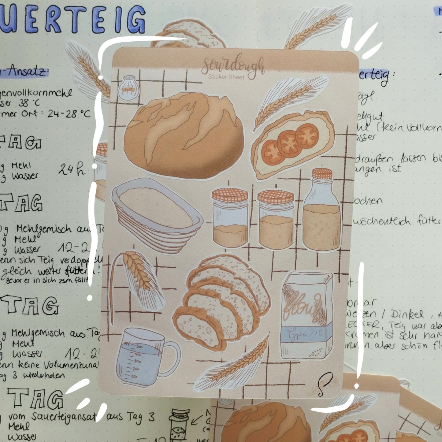 Sourdough Sticker Sheet
