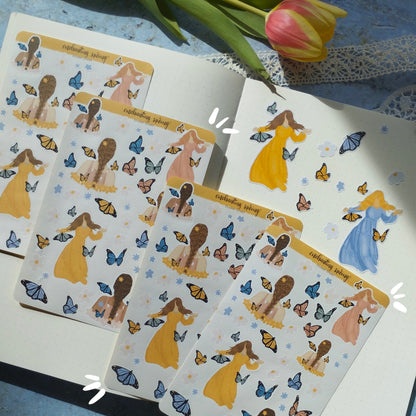 Sticker Sheet - Butterfly Spring