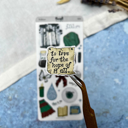 Sticker Sheet - Cats &amp; Books
