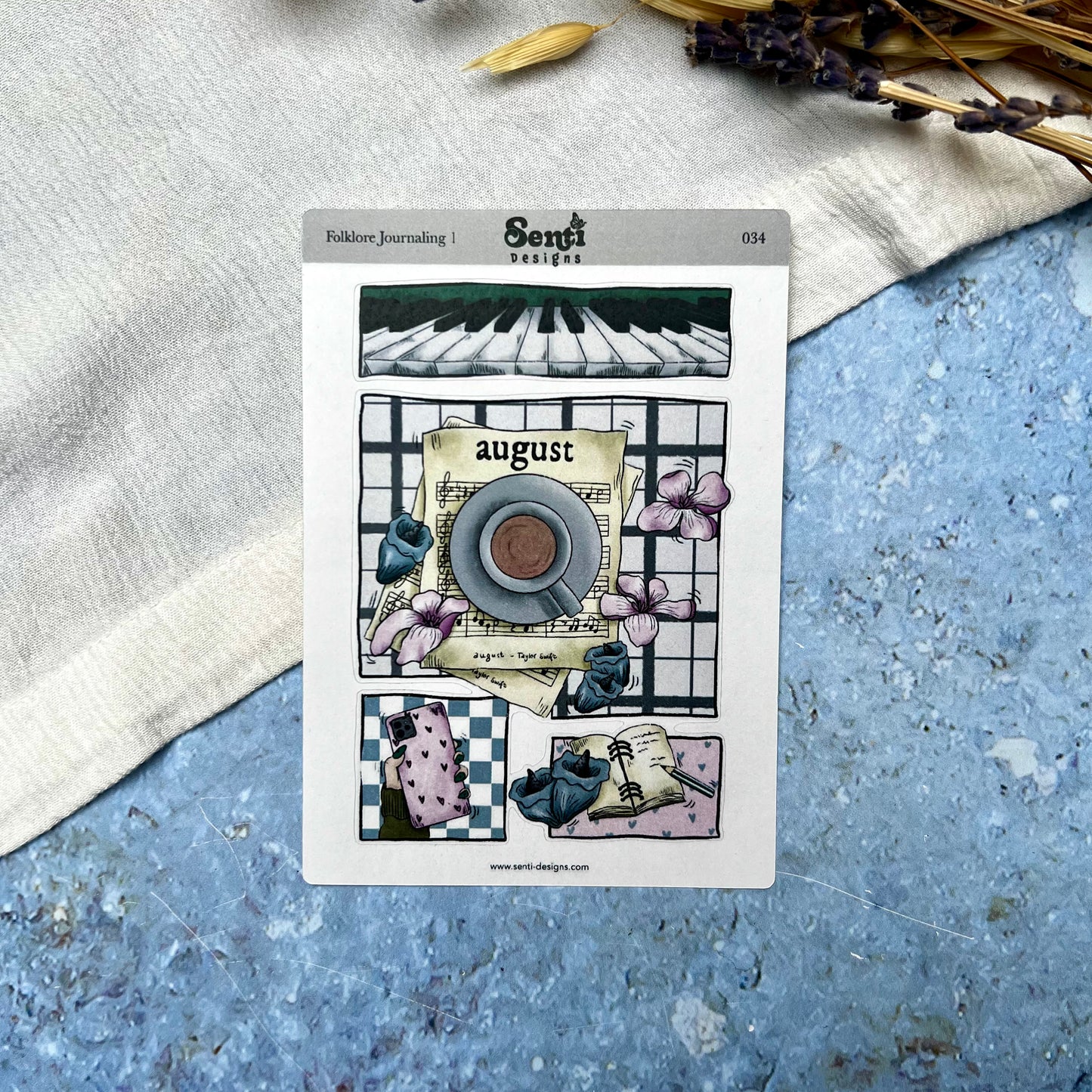 Sticker Sheet - Cats &amp; Books