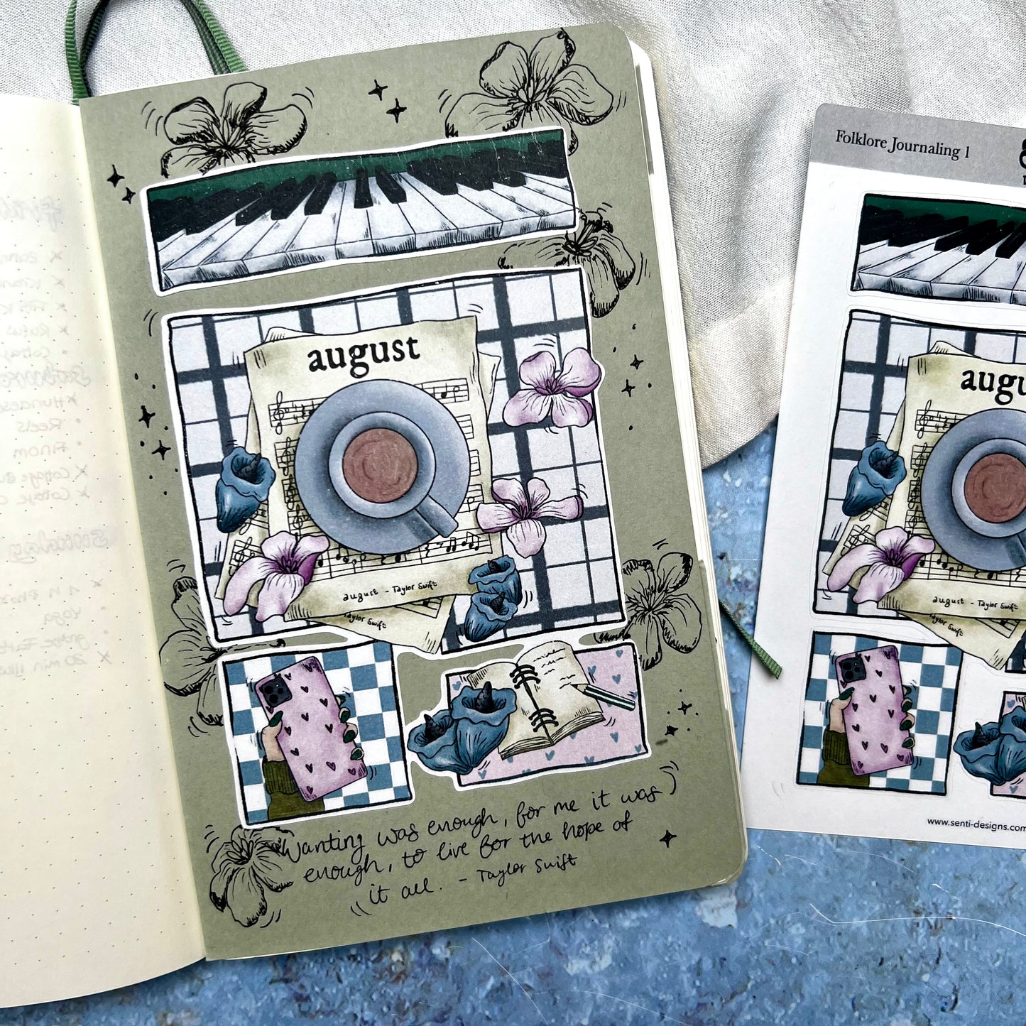 Sticker Sheet - Cats &amp; Books