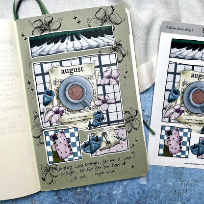 Sticker Sheet - Cats &amp; Books
