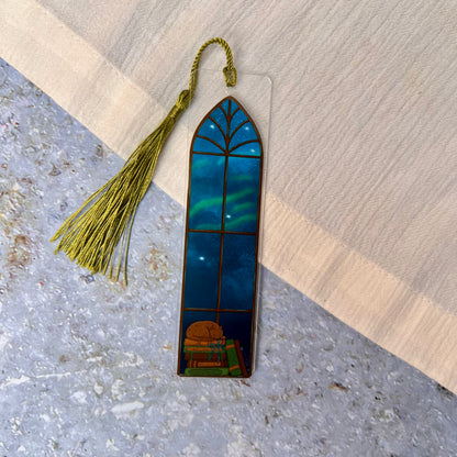 Acryl-Lesezeichen „A Window to Another World“