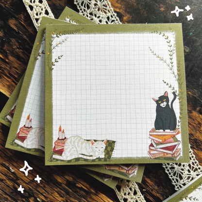 Notepad - Cats &amp; Books