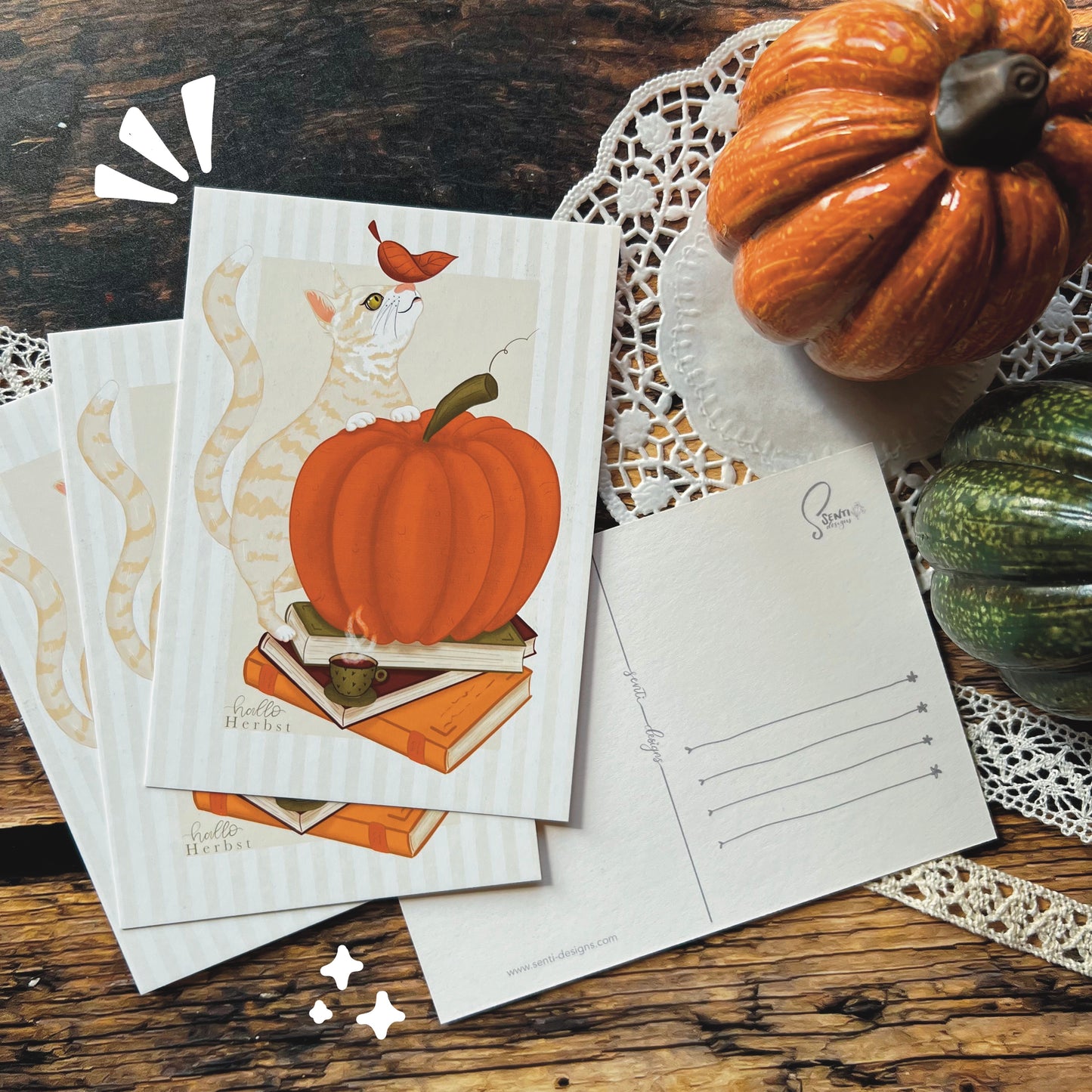 Postcard - Hello Autumn