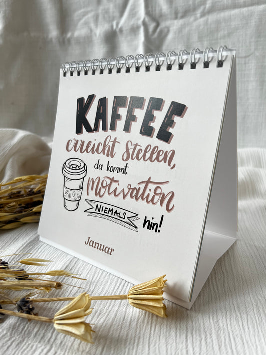 Aufstellkalender universell – Lustige Sprüche