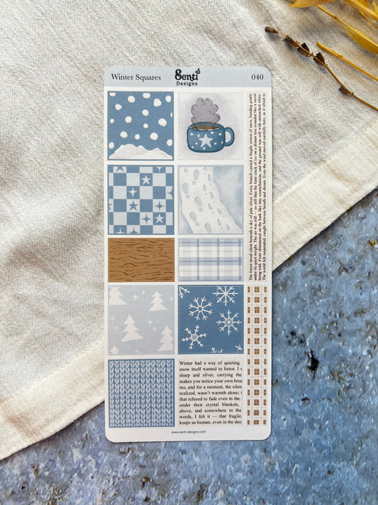 Sticker Sheet - Winter Panels