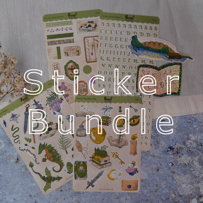 Sticker Sheet Bundle - Fantasy Book Lovers
