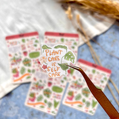 Sticker Sheet - Cats &amp; Books