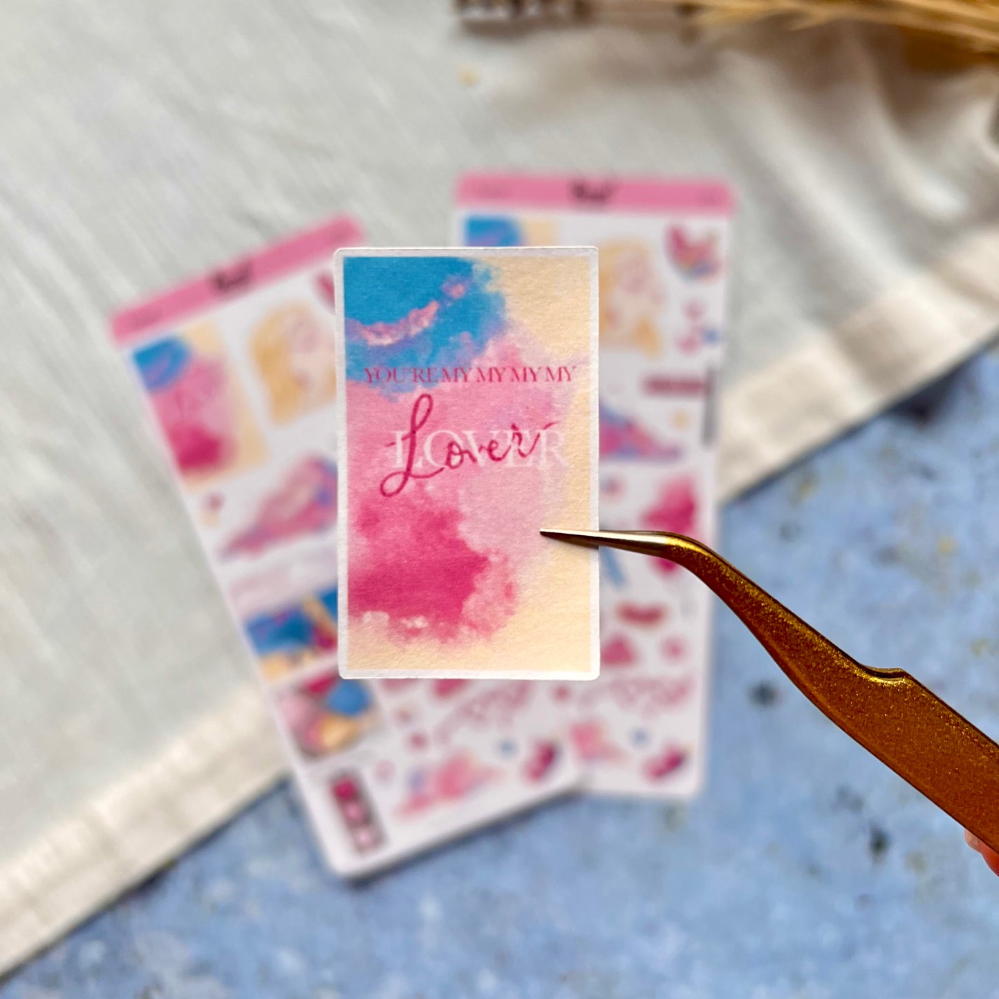 Sticker Sheet - Cats &amp; Books