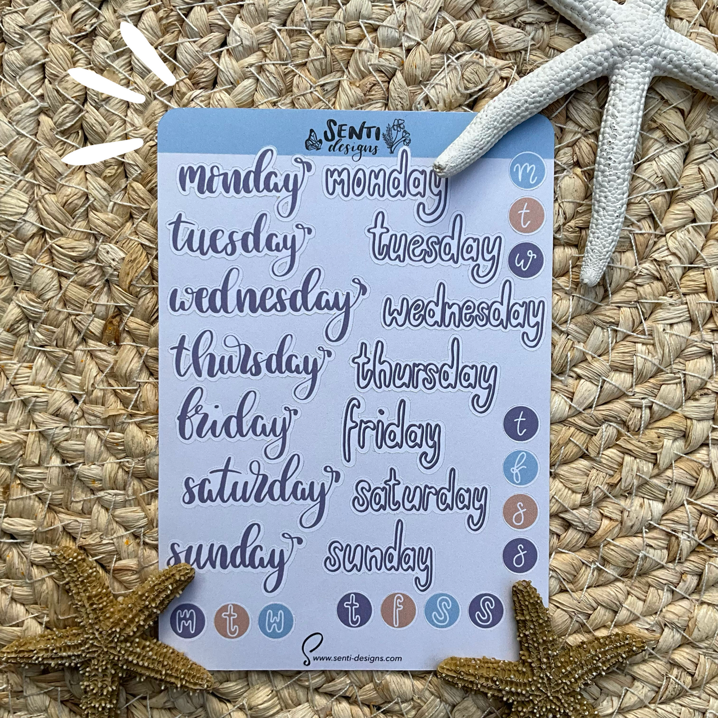 Sticker Sheet - Wochenplanung