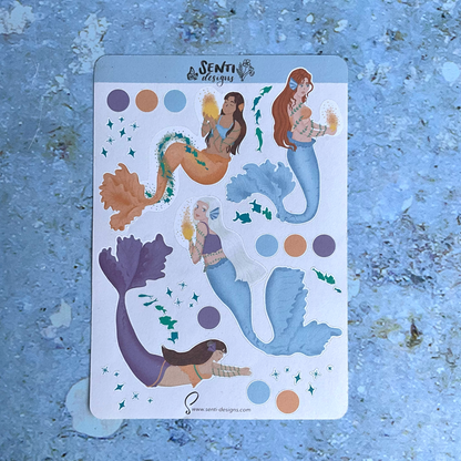 Sticker Sheet - Mermaids