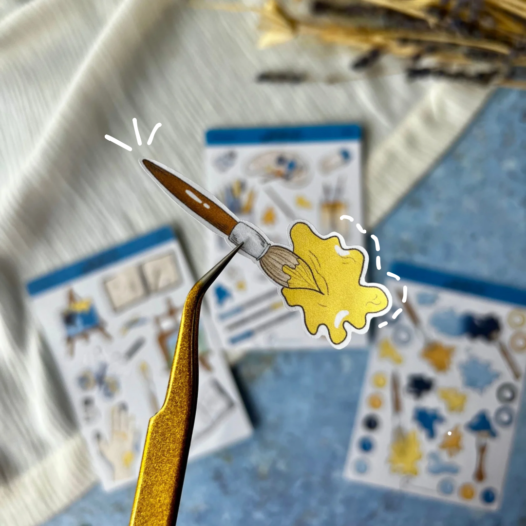 Sticker Sheet - Cats &amp; Books